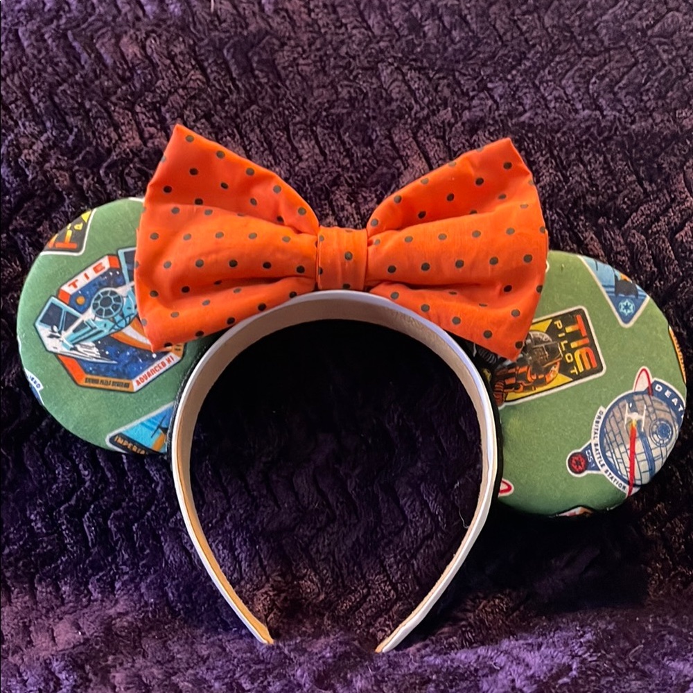 Custom homemade Mouse Ears Headband